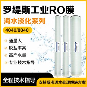罗缇斯 8040 4040反渗透RO膜大通量低压节能海水淡化水处理滤膜