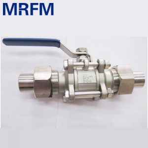厂家供应Q21F-16P不锈钢手动球阀三片式外螺纹阀门工业浮动球阀