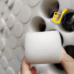 聚氨酯海绵填料 工业污水处理悬浮球滤芯 废水处理过滤海绵材料