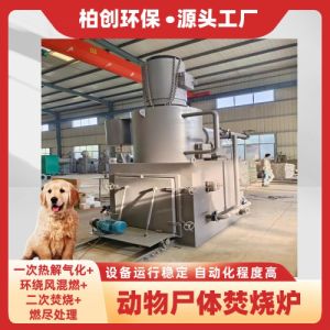 柏创 供应宠物尸体火化炉 病死动物无害化处理 动物尸体焚烧炉