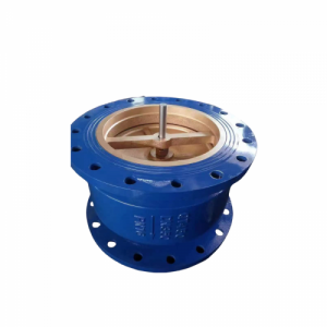 阀门厂家 焊接消声止回阀 橡胶密封法兰沟槽连接