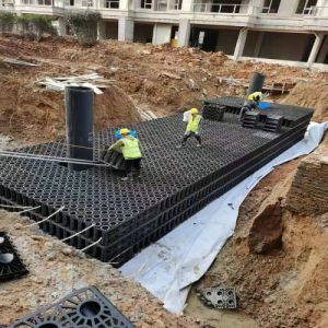 雨水收集池PP模块 塑料模块化成品储水池 暴雨期间收集弃流初期