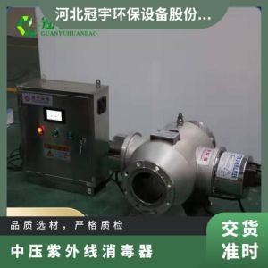 泳池水厂中压紫外线消毒器 高配PLC分体控制柜 配套输出信号接口