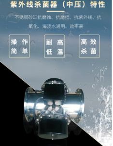 污废水处理末端水质净化灭菌处理系统2kw 中压紫外线水处理设备