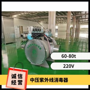 冠宇环保泳池中压紫外线消毒器电压380V水上乐园质保一年