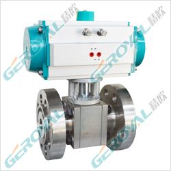 气动高压法兰球阀