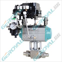 气动高压调节球阀