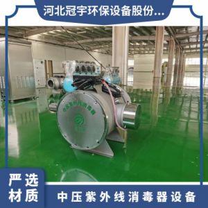 GYZ-UVC-6/6.0KW型中压紫外线消毒设备进口贺利氏灯管占地面积小